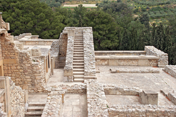 Palast von Knossos auf Zentralkreta
