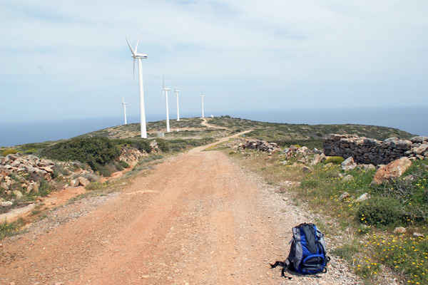 Windpark auf Kreta