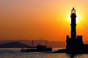 Leuchtturm in Chania Leuchtturm in Chania