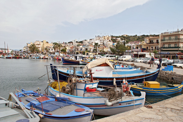 Der Hafen von Elounda