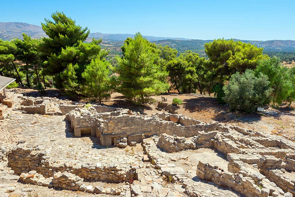 Palast Festos - Ausgrabungen auf Kreta