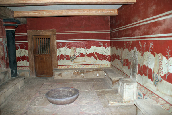 Palastanlage von Knossos auf Kreta