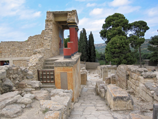 Palast von Knossos auf Kreta