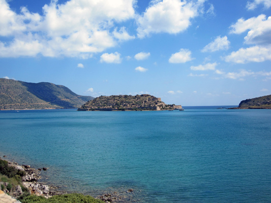 Plaka Blick auf Spinalonga