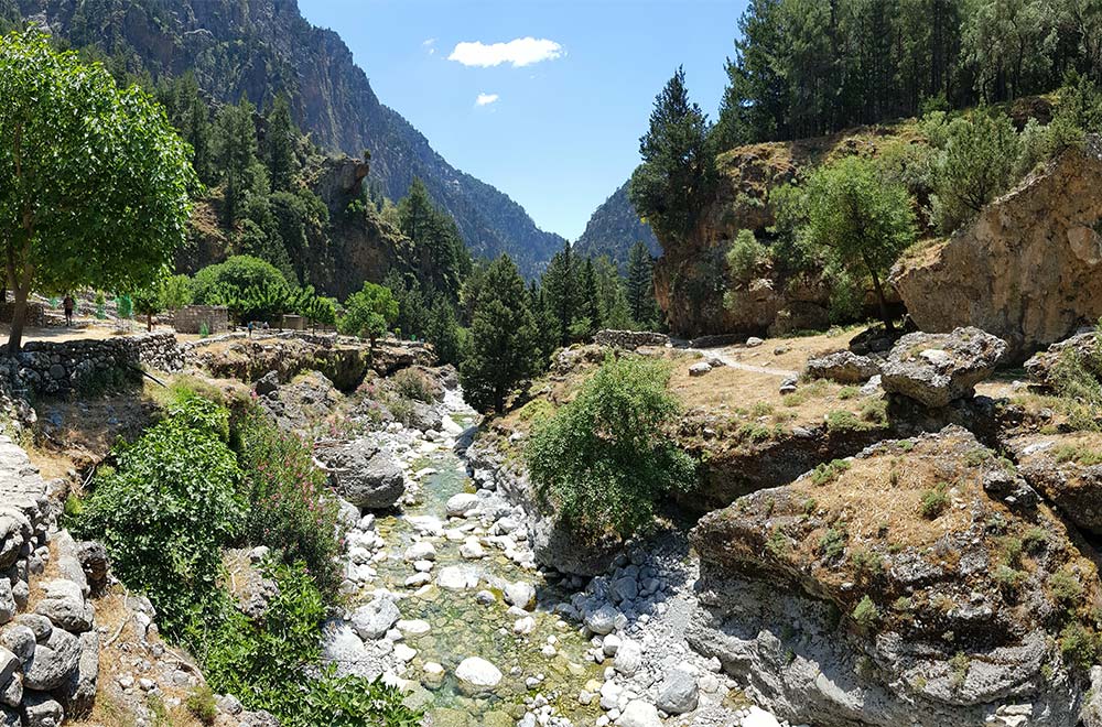 Samaria-Schlucht auf Kreta