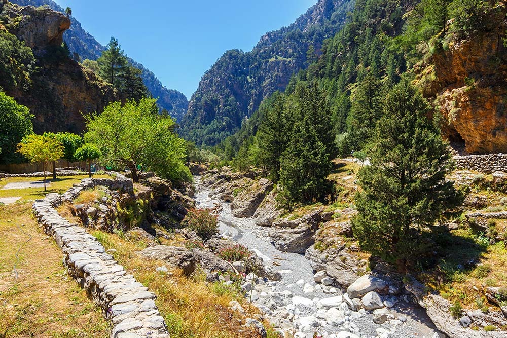 Samaria-Schlucht auf Kreta