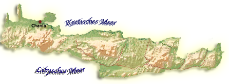 Chania Landkarte