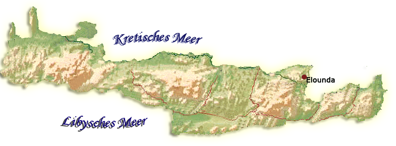Elounda Landkarte