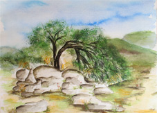 Kreta Aquarell